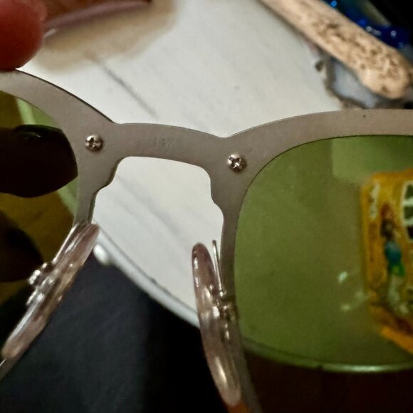 Ray-Ban Blaze Clubmaster RB3756 green & gunmetal unisex sunglasses, EUC - Picture 8 of 12